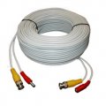 (image for) 100FT White Premade Siamese Cable