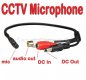 (image for) Wide Range Microphone for CCTV Security Camera DC output port