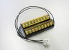 (image for) 8 Way Terminal Block Bus Bar, 18AWG Wire with Cover