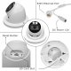 (image for) 4MP Full-color Warm LED Fixed focal Eyeball WizSense PoE IP Dome