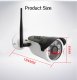 (image for) Onvif wireless IP Bullet Camera in/outdoor 12VDC, 16GB SD Card