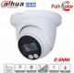 (image for) 4MP Full-color Warm LED Fixed focal Eyeball WizSense PoE IP Dome