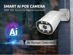 (image for) 5MP PoE AI Bullet Camera FULL COLOR Night Vision 2.8mm lens