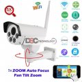 (image for) WiFi 1080P Outdoor Bullet PTZ IP Camera,Card Slot 2.0MP 5X Zoom