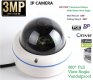 (image for) 3MP In/Outdoor fisheye Panoramic Security Dome camera PoE Onvif