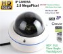 (image for) 2MP In/Outdoor fisheye Panoramic Security Dome camera PoE Onvif