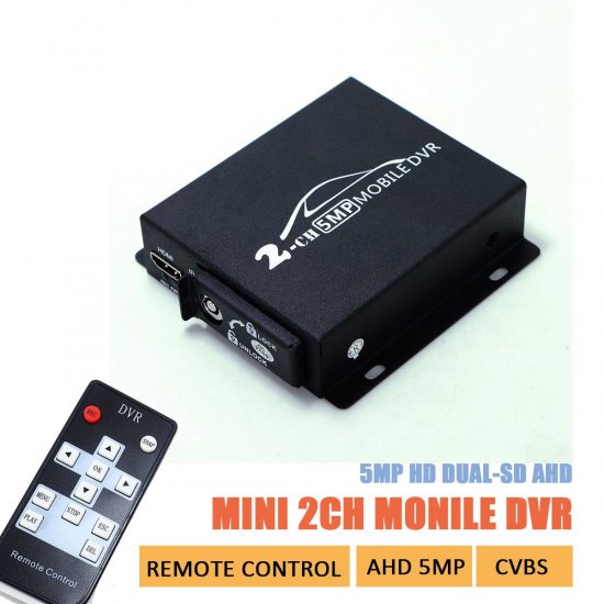 (image for) 5MP AHD Mini DVR support sd card Real-time hd mini 2Channel dvr - Click Image to Close