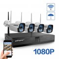 (image for) 4CH H.265 Wireless NVR CCTV System 1080P IP Camera WIFI Outdoor