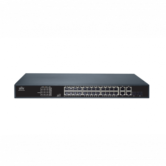(image for) UNIVIEW NSW2010-26GT2GC-POE-IN Uniview 24 Port Gigabit POE Switch with 2 Gigabit Uplink - Click Image to Close