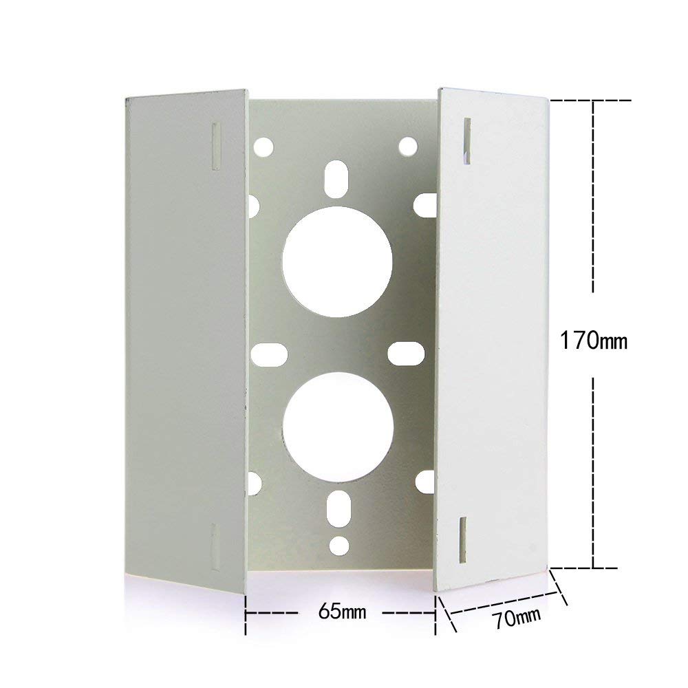 (image for) Universal Column Pole Mount Bracket 20CM Metal Mounting Bracket