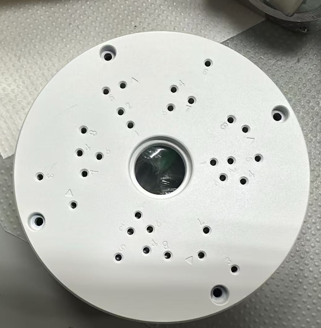 (image for) CCTV Camera Junction Box Aluminum Alloy Dome Bullet Camera Housing White 160mm Diameter Outdoor IP67 Surveillance Accessory