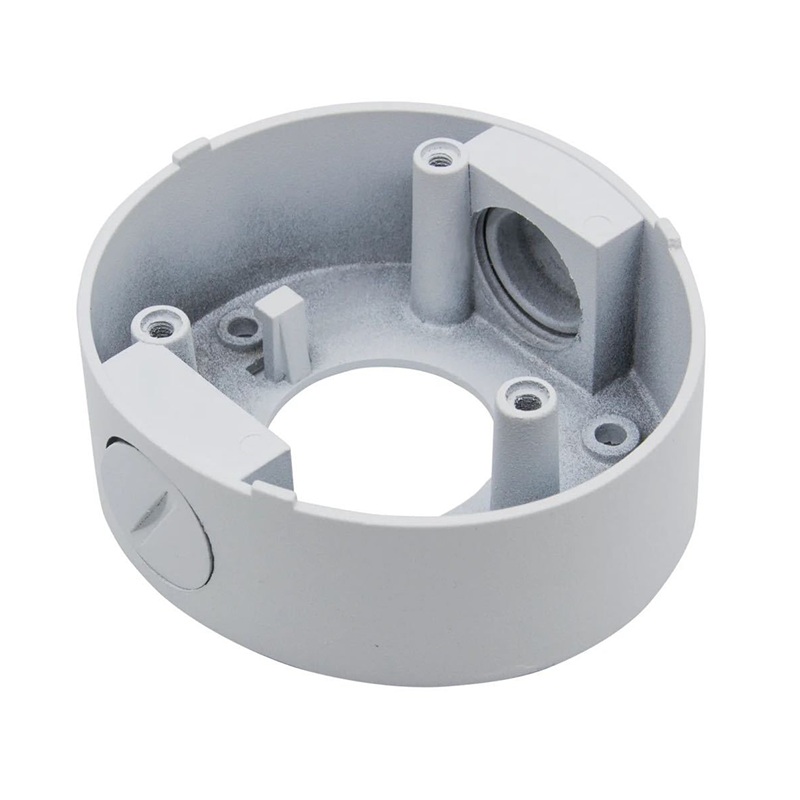 (image for) CCTV Camera Junction Box Aluminum Alloy Dome Bullet Camera Housing White 120mm Diameter Outdoor IP67 Surveillance Accessory