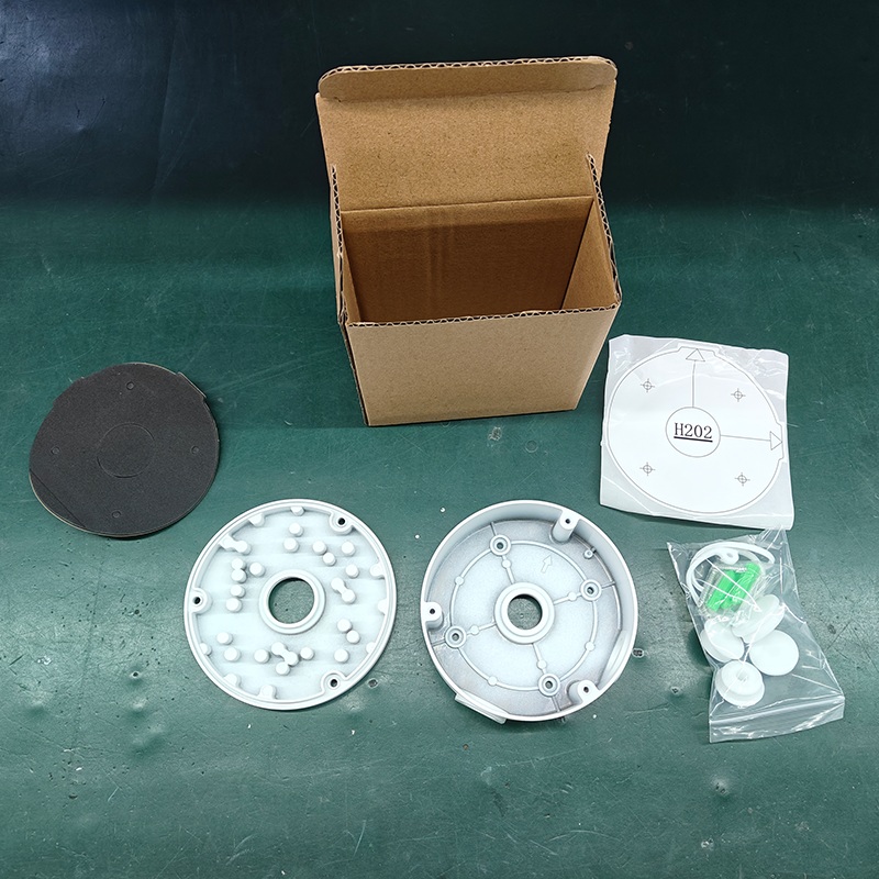 (image for) CCTV Camera Junction Box Aluminum Alloy Dome Bullet Camera Housing White 120mm Diameter Outdoor IP67 Surveillance Accessory