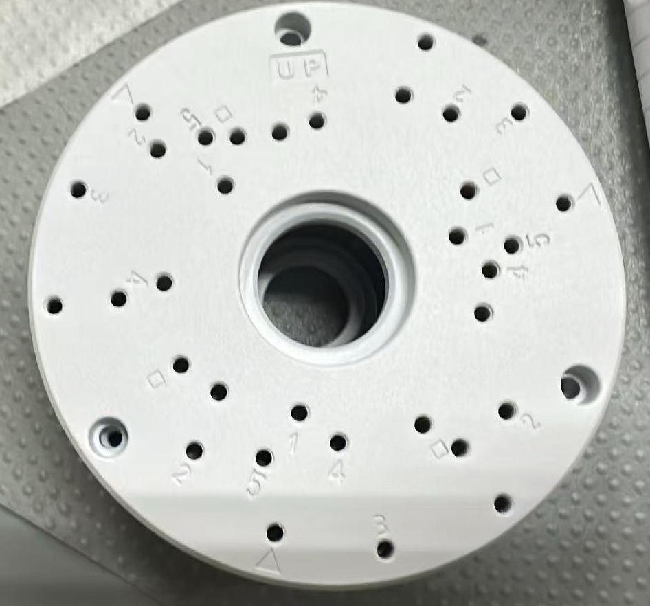 (image for) CCTV Camera Junction Box Aluminum Alloy Dome Bullet Camera Housing White 120mm Diameter Outdoor IP67 Surveillance Accessory
