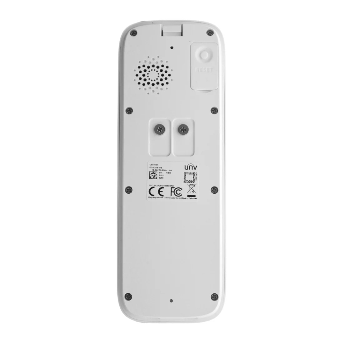 (image for) HD 3MP + 2MP Dual Lens Weatherproof Video Doorbell Wi-Fi Security Camera w/ 2-Way Audio, Human Body & Package Detection (ED-525B-WB)