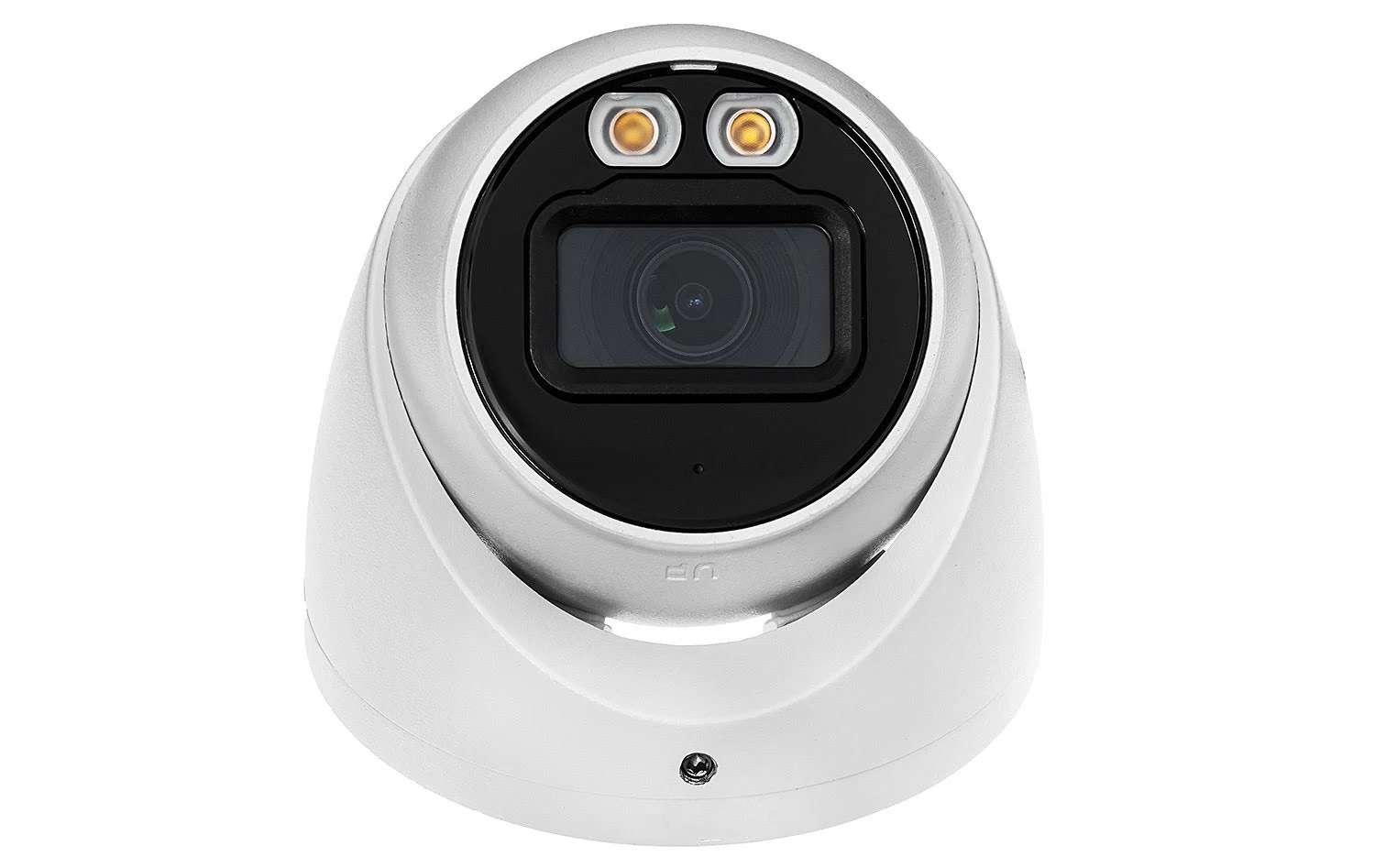 (image for) 5MP Smart Dual Illuminators Eyeball Camera 2.8mm Lens, IR (131ft) Warm LED (131ft) Night Color Built in mic DWDR Starlight 12V DC