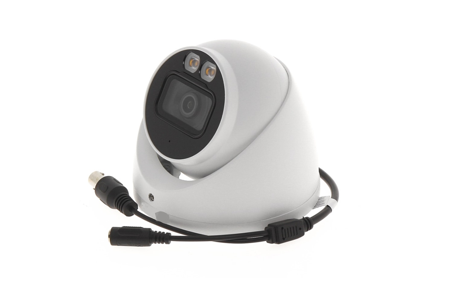 (image for) 5MP Smart Dual Illuminators Eyeball Camera 2.8mm Lens, IR (131ft) Warm LED (131ft) Night Color Built in mic DWDR Starlight 12V DC