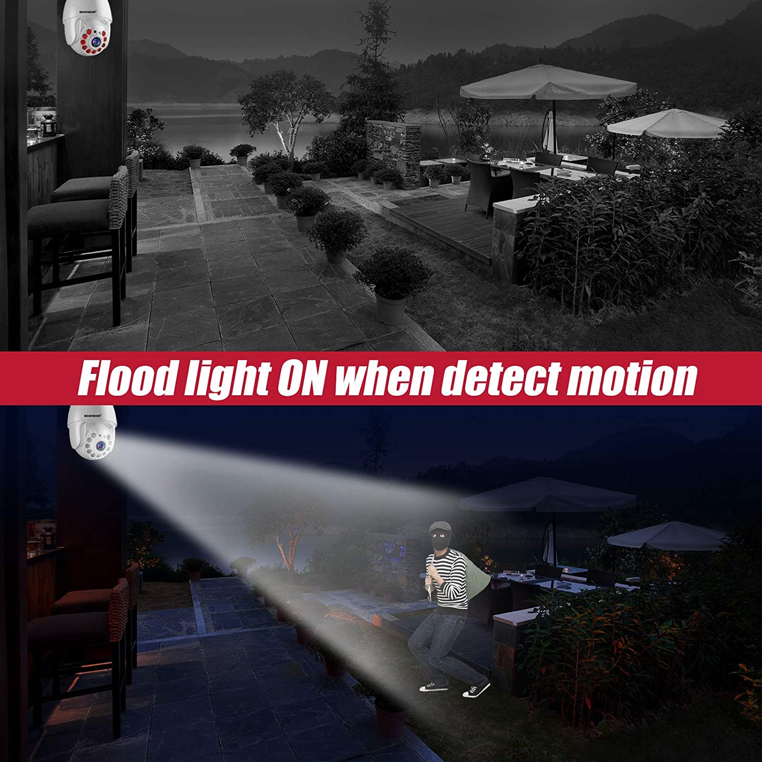 (image for) Motion tracking WiFi PTZ Speed Dome CCTV Camera 1080P Full HD Security IP IR Cam - Click Image to Close