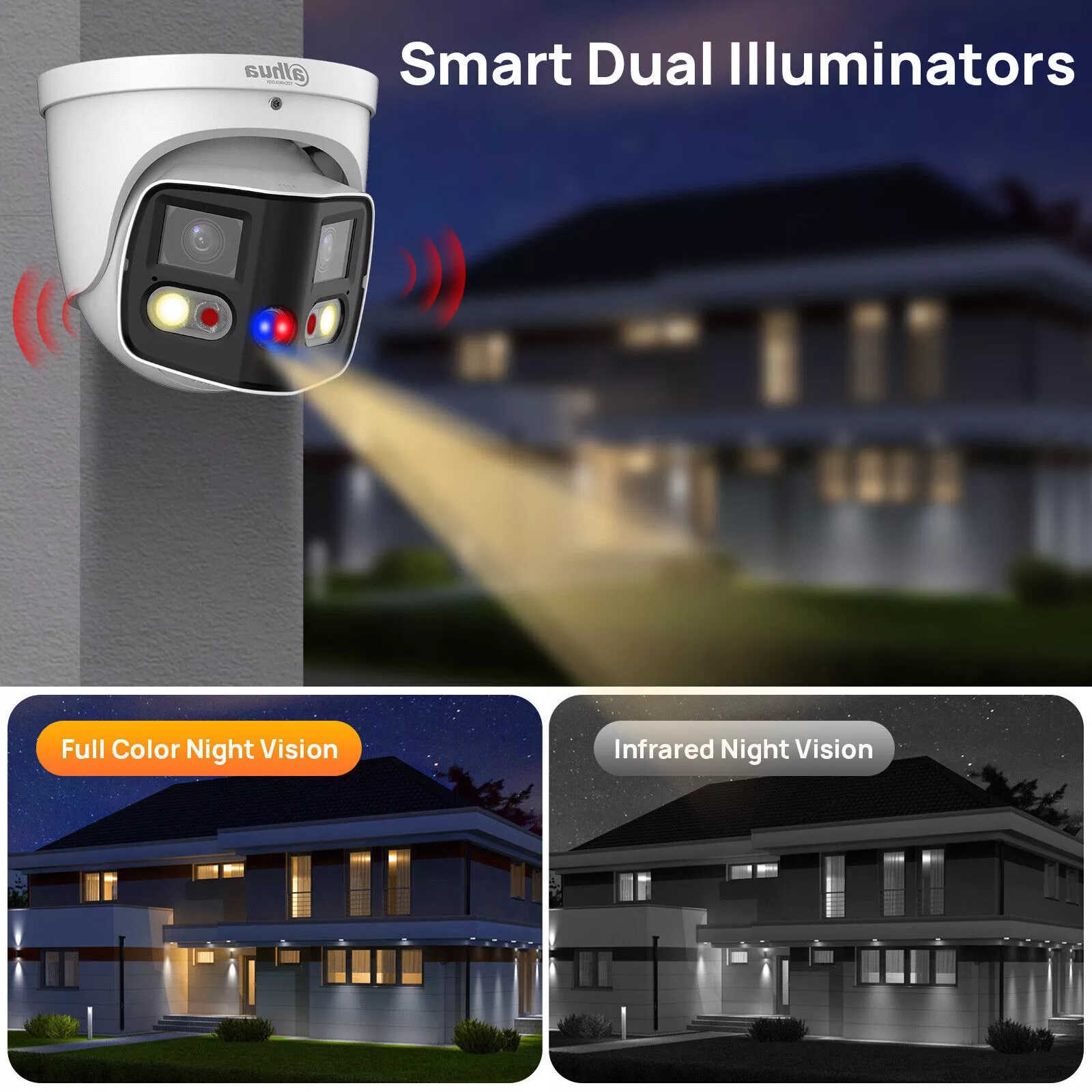 (image for) DAHUA 180° 8MP Panoramic TiOC IPC-PDW3849-A180-AS-PV WiSense SMD4.0 IP Camera