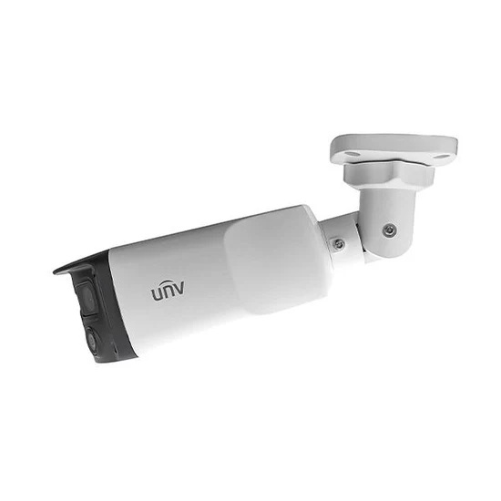 (image for) UNV 8MP 4K UltraHD Wide Angle Weatherproof 24/7 ColorHunter Bullet IP Security Camera with 2 x 4.0mm Fixed Lenses and 2-Way Audio (IPC2K28SE-ADF40KMC-WL-I0)