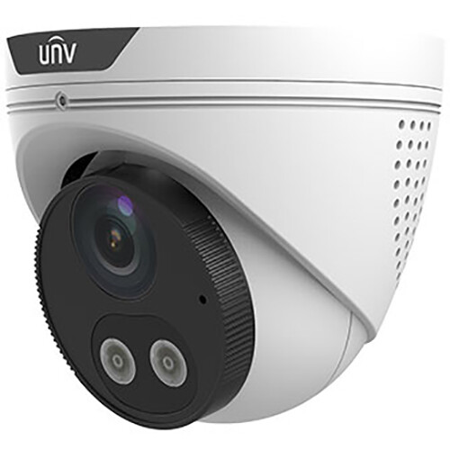 (image for) Uniview IPC3614SR3-ADF28KMC-DL 4MP Outdoor Network Turret Camera with Night Vision & Spotlights