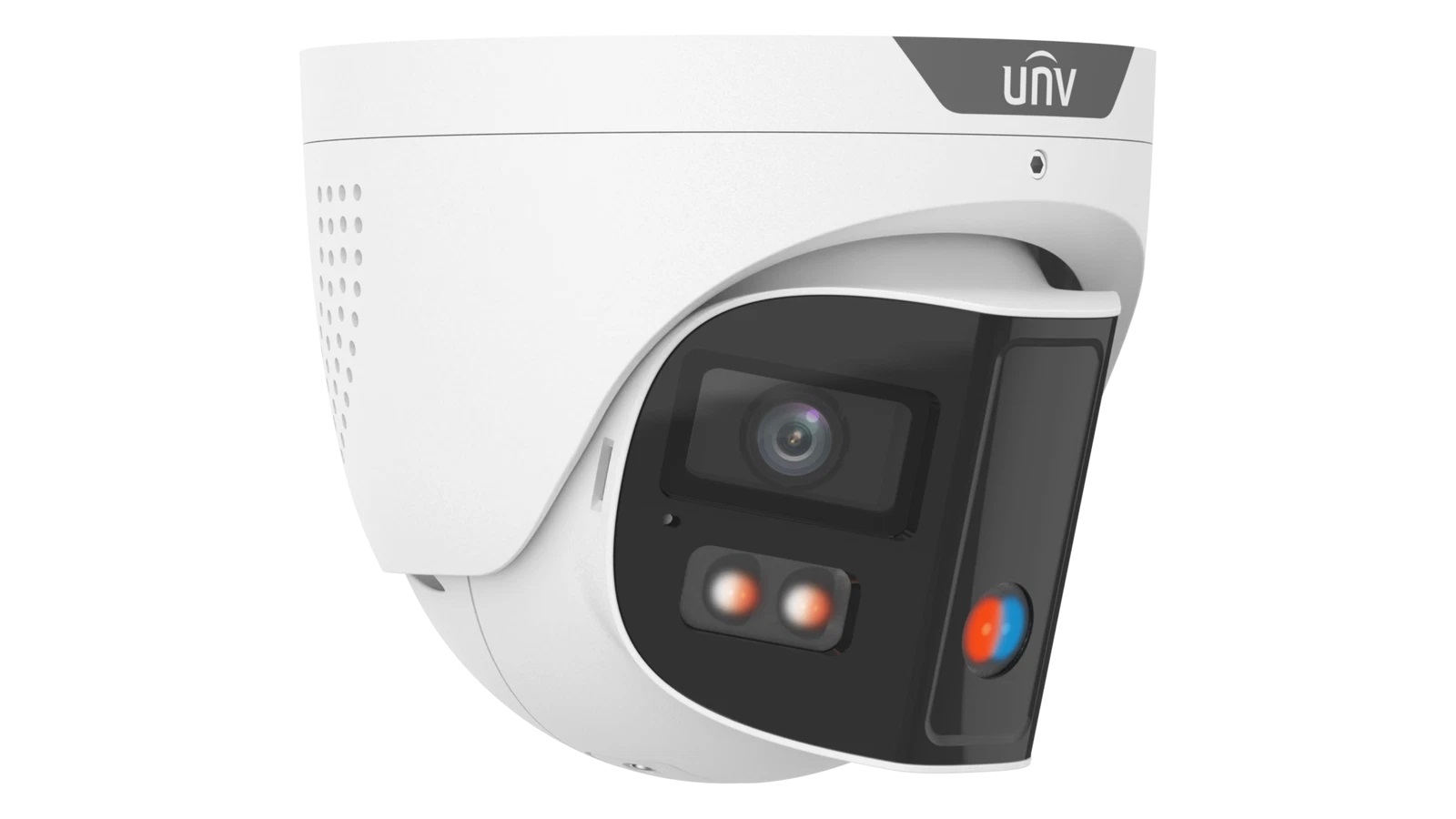 (image for) IPC3K28SE-ADF28KMC-DL-I0 Uniview 8MP Colorhunter Dual Lens IP Turret Dome Camera, 180 Degree, NDAA