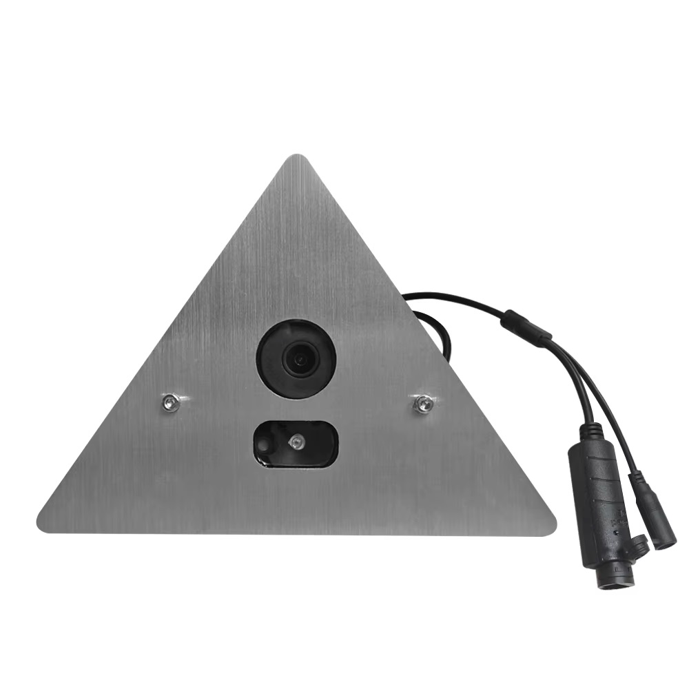 (image for) 4K 8MP HD IR Corner Mount Elevator Onvif IP Camera With Built-in Audio POE/12VDC