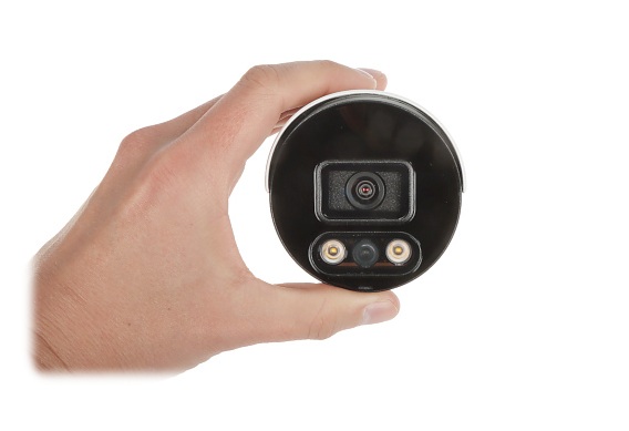 (image for) 4MP Dual-Light Bullet PoE IP Camera NDAA UL listed Built-in Mic & Speaker