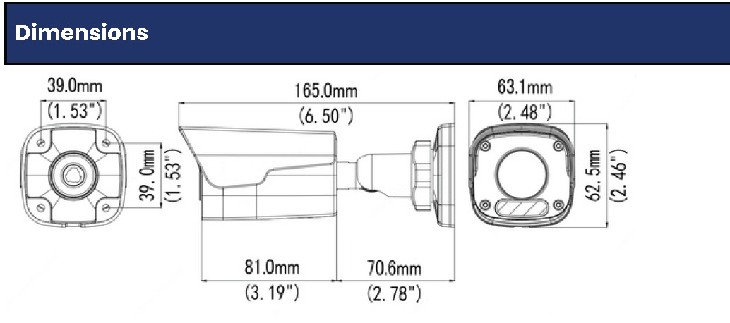 (image for) 4MP Dual-Light Bullet PoE IP Camera NDAA UL listed Built-in Mic & Speaker