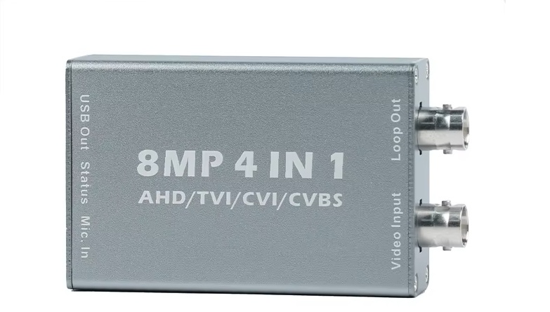 (image for) 4K 4-in-1 BNC To USB Capture Card AHD TVI CVI CVBS To USB Capture for Video Recorder