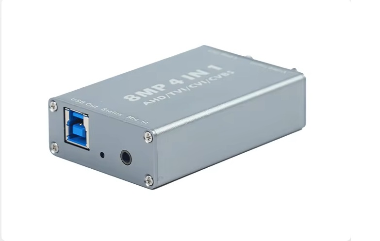 (image for) 4K 4-in-1 BNC To USB Capture Card AHD TVI CVI CVBS To USB Capture for Video Recorder