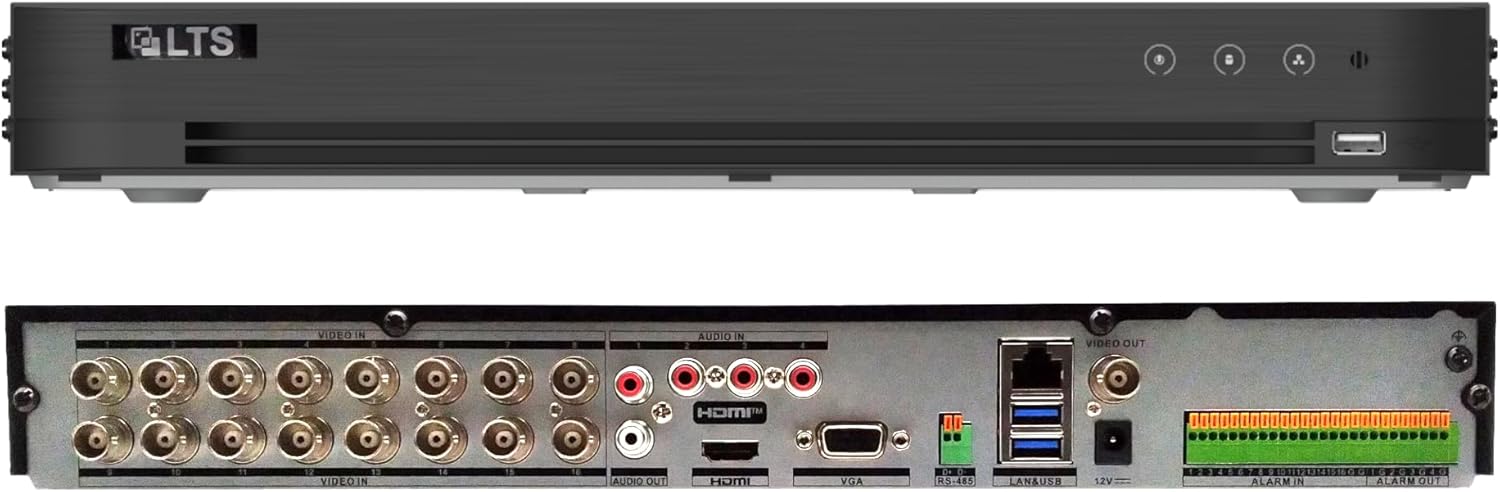 (image for) LTS LTD8516D-ST 16CH Up to 8MP TVI AHD Analog CVI & 16CH 8MP IP 5in1 HDMI 4K DVR