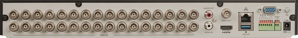 (image for) UNV 4K UltraHD 32-Channel Hybrid XVR Supporting 32 TVI/AHD/CVI/CVBS Inputs & 4 Additional IP Inputs (XVR302-32Q3)