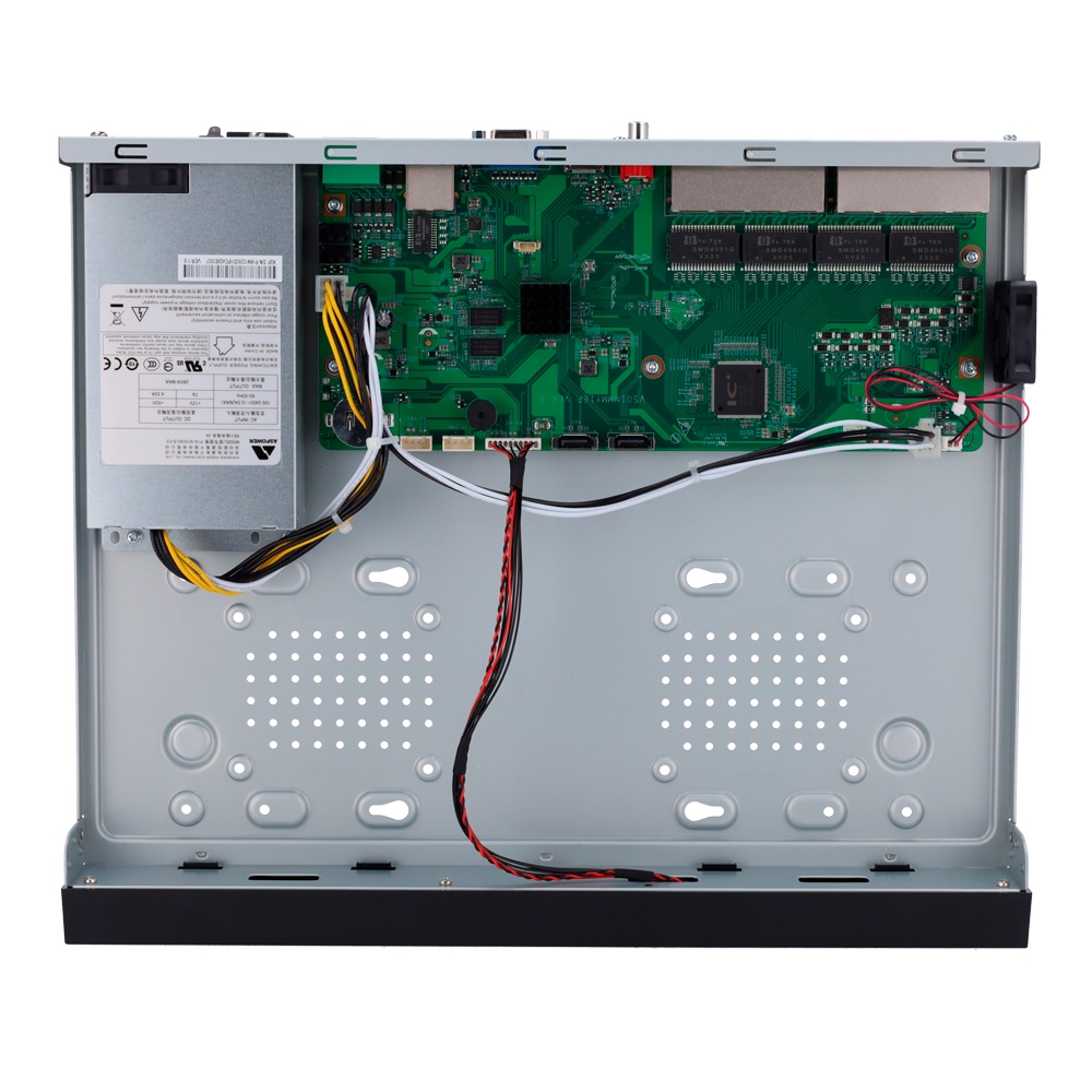 (image for) UNV 16MP UltraHD 16-Channel Network Video Recorder with 2 Hard Drive Bays and Intelligent Video Analytics (NVR502-16B-P16-IQ)