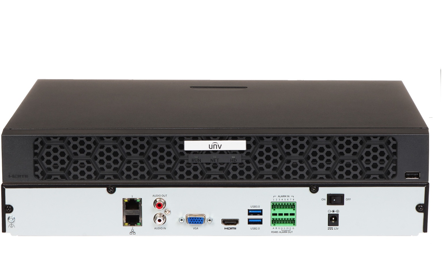 (image for) Uniview NVR502-16B 16 Channel, 2 SATA Interface Network Video Recorder