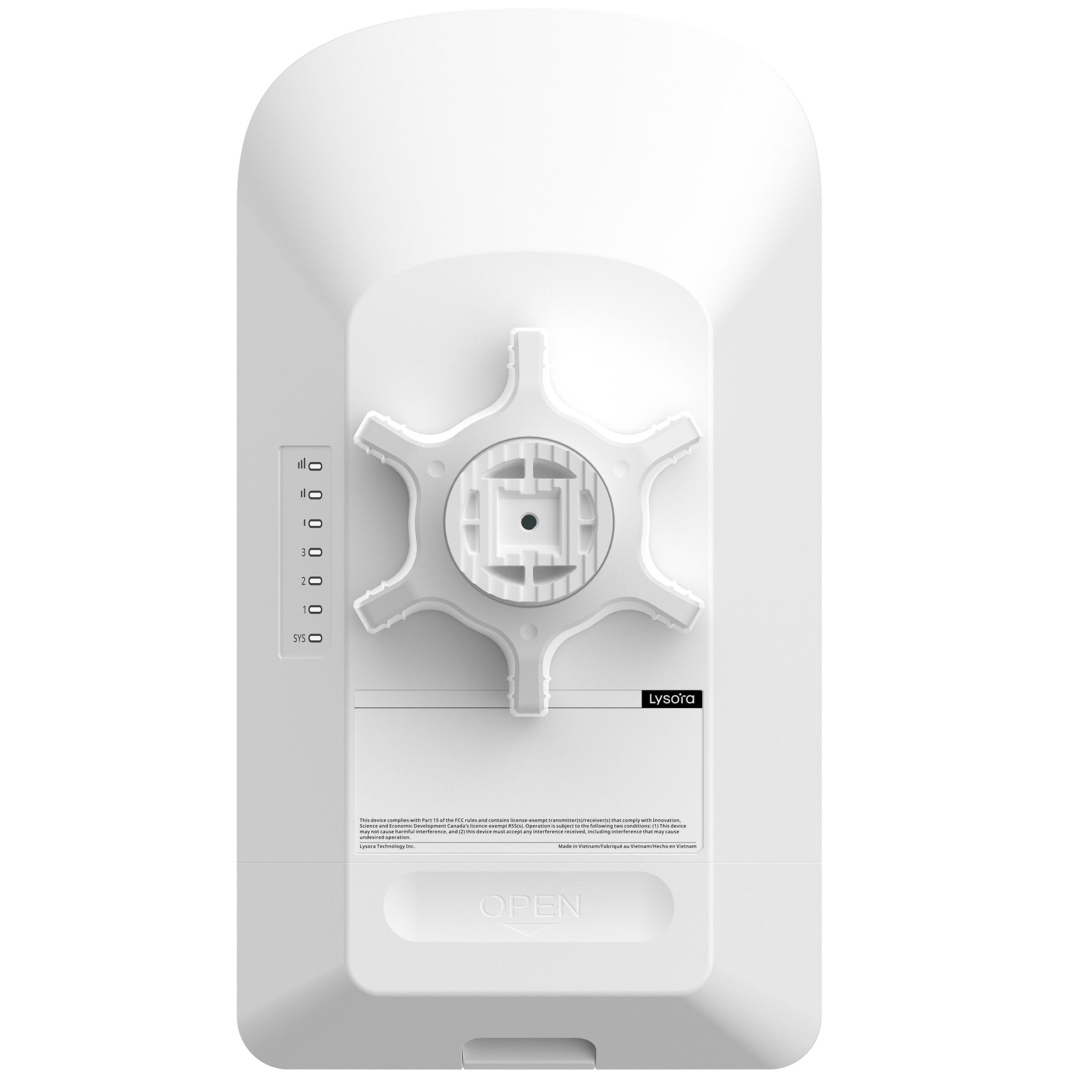 (image for) Lysora CPE5 2pcs 5GHz 867Mbps 3.11mi IP55 Wireless Bridge 16dBi Gig Ports & PoE NDAA