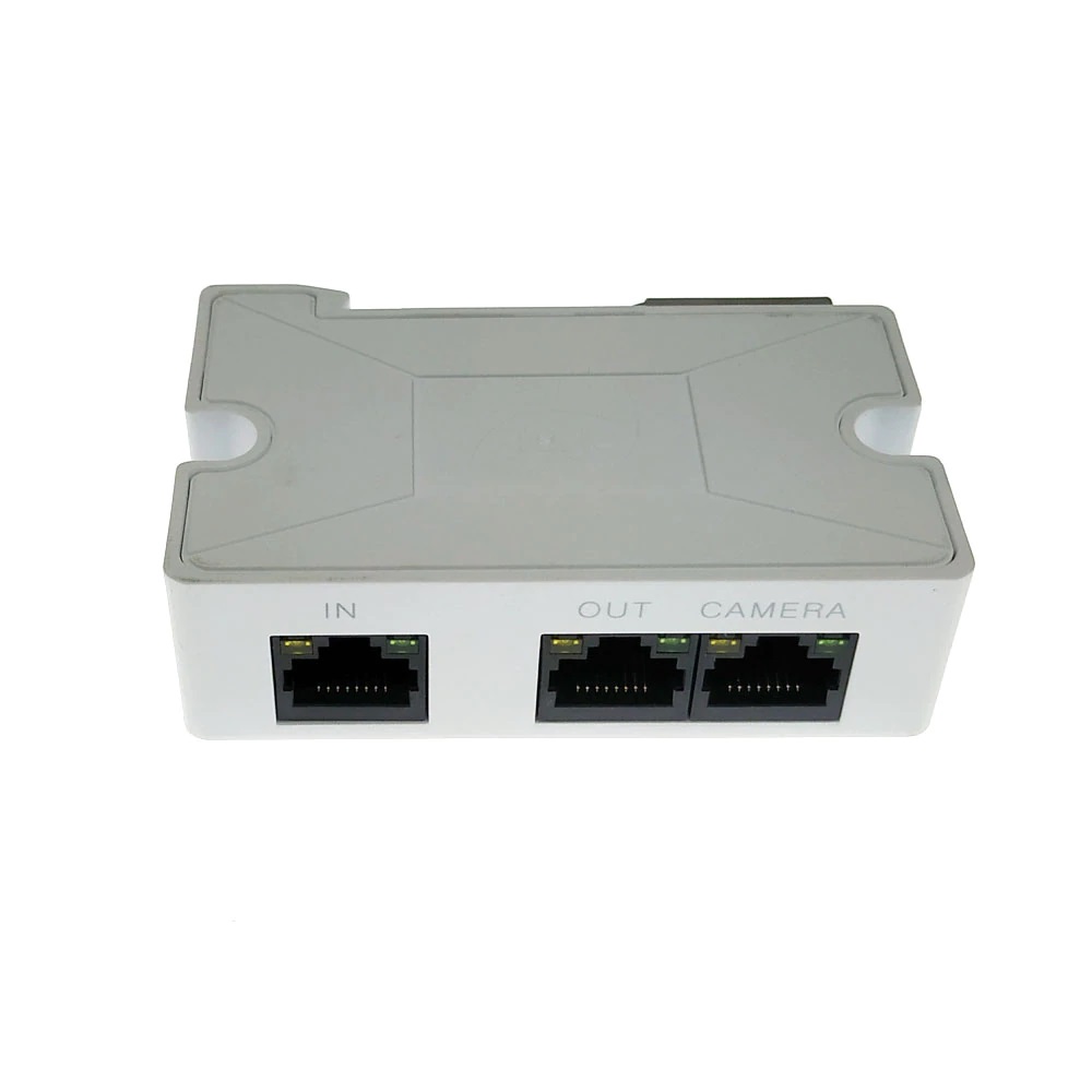 PoE Extender Mini Passive 2 Port POE Switch, IEEE 802.3af/at