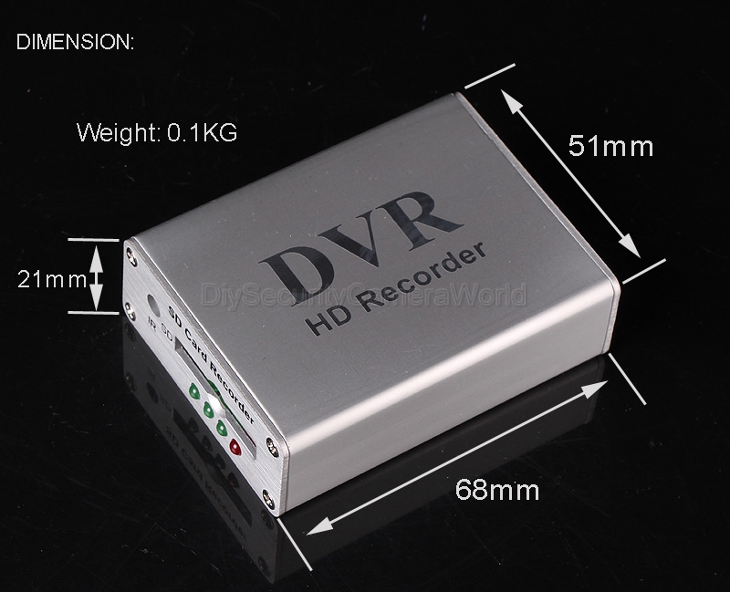 Mini DVR support sd card Real-time xbox hd mini 1ch dvr