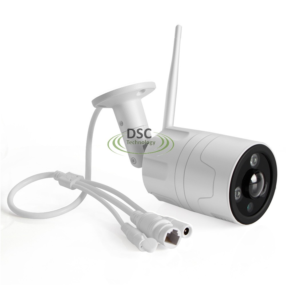 Onvif WiFi Fisheye Audio IP Bullet Camera in/outdoor 12VDC/PoE - Click Image to Close